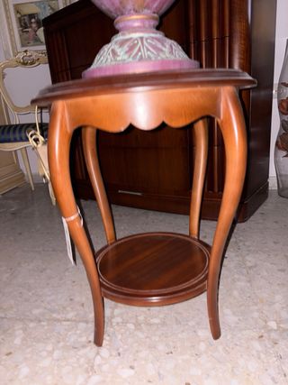 Mesita Velador Clásica Madera