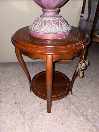 Mesita Velador Clásica Madera