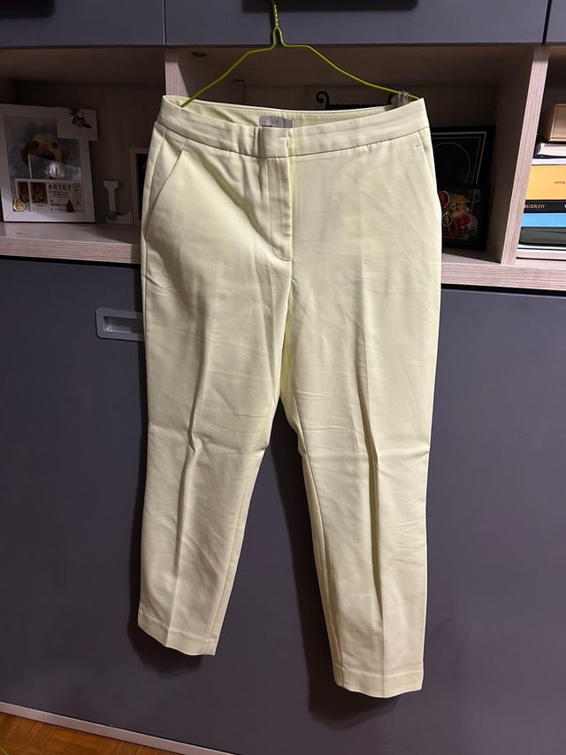 Traje 2 piezas verde menta blazer s pantalón 38