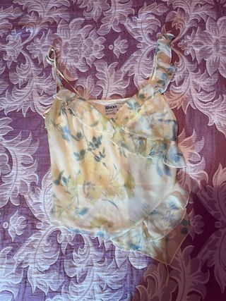 Blusa camisa de tirantes estampado