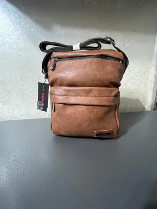 Borsello uomo Charro marrone nuovo