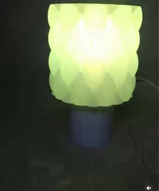 Lampada 3D design moderno