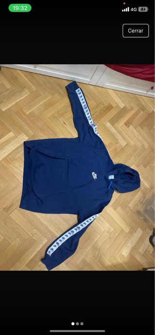 Sudadera Nike Azul Talla L