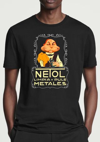 Camiseta Negra con Logo Netol