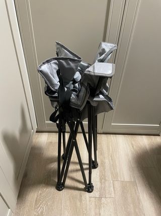 Trona plegable bebé camping