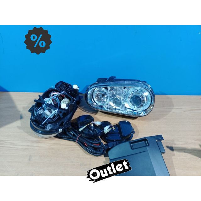 ÇS FAROS VOLKSWAGEN VW GOLF MK4 97-03 LOOK R3