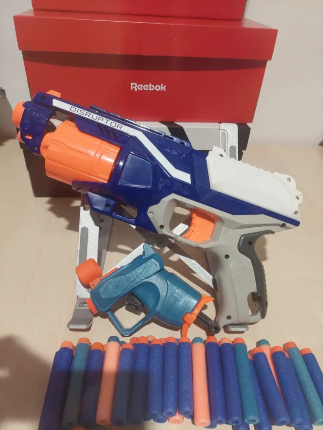 Pistola Nerf Elite Disruptor + Mini Nerf
