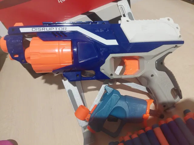 Pistola Nerf Elite Disruptor + Mini Nerf