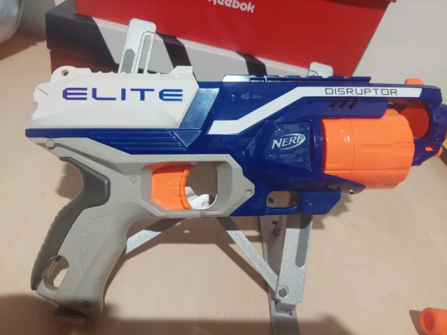 Pistola Nerf Elite Disruptor + Mini Nerf