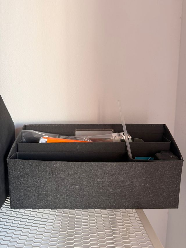 Lote organizadores plegables tela y plástico