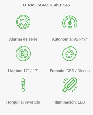 Moto Eléctrica Super SOCO TCMax.