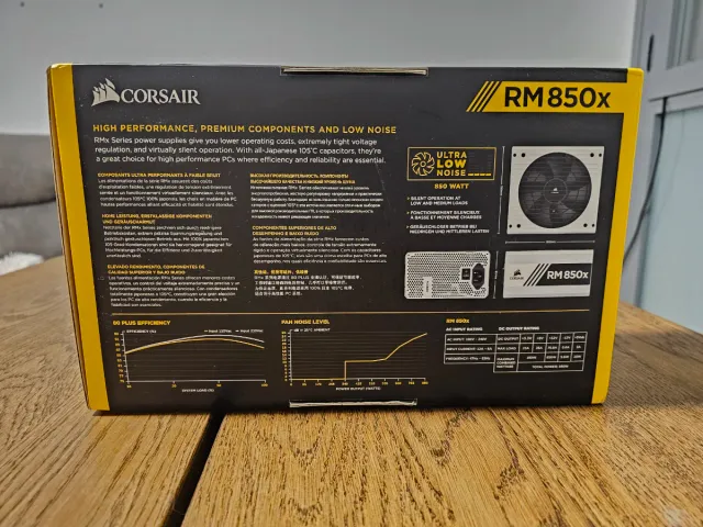 Fuente Alimentación Corsair RM850x 850W Modular