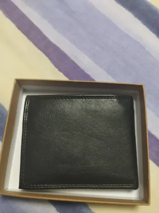 Cartera de hombre negra