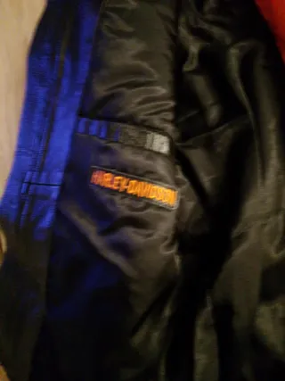 Chaqueta de cuero Harley-Davidson Negra