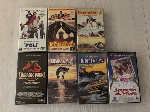 Lote 7 Películas VHS: Comedia, Acción, Familia