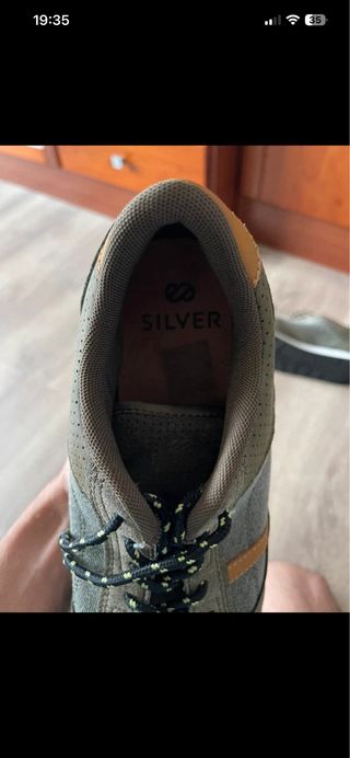 Zapatillas deportivas Silver marrones y verdes