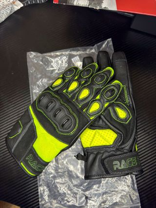 Guantes Moto Cuero Talla S / 8 CE