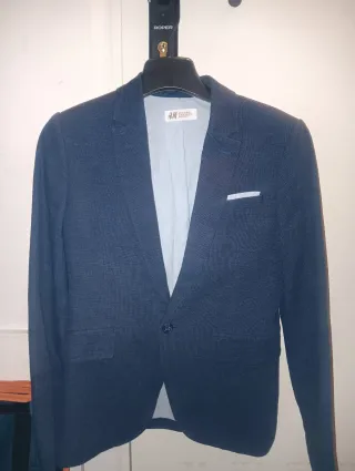 Americana H&M azul niño