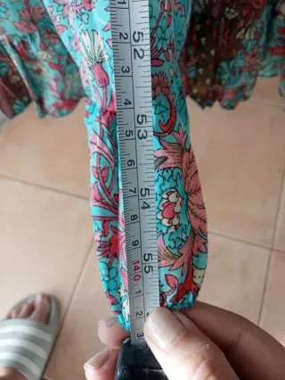 Vestido largo seda estampado M/L vaposoro