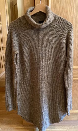 Vestido punto Pieces jaspeado lana