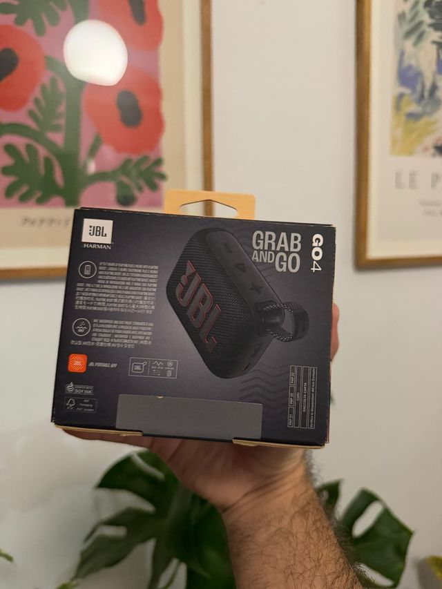 Altavoz JBL GO4 Negro/Rojo