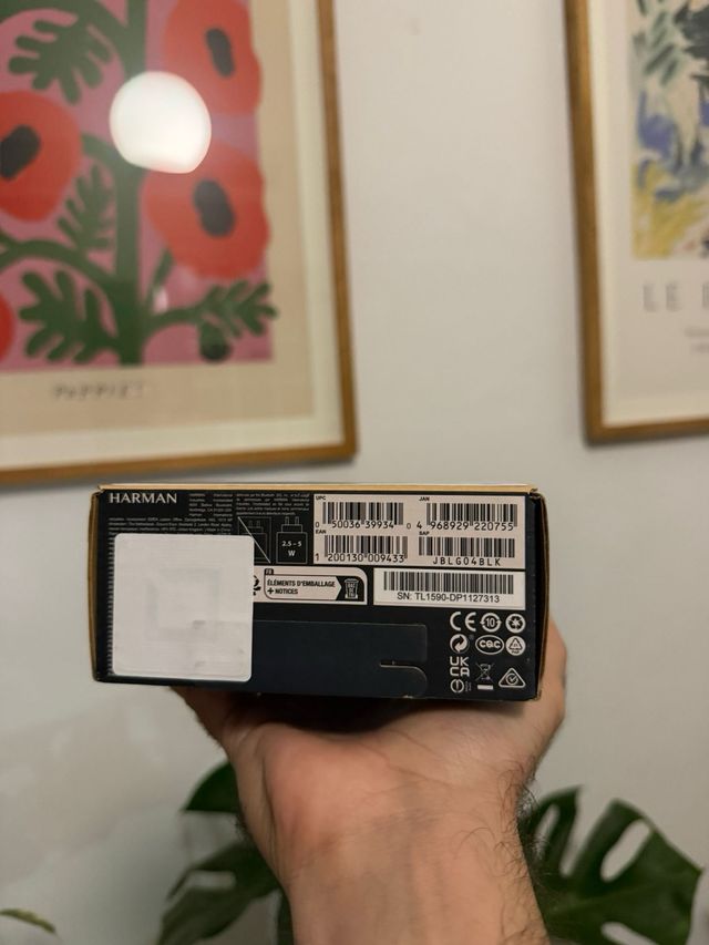 Altavoz JBL GO4 Negro/Rojo