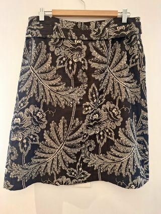 Falda Carolina Herrera Evasé Estampada