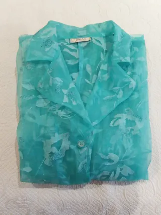 Chaqueta transparente floral Pret a Porter