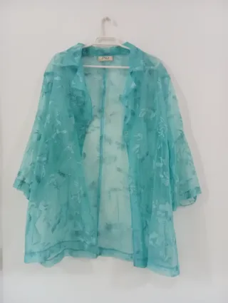 Chaqueta transparente floral Pret a Porter