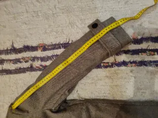 Abrigo corto hombre beige y gris