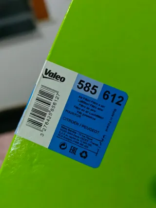 FILTRO COMBUSTIBLE VALEO 587004