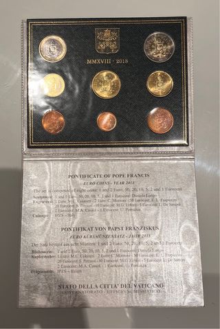 Euro Vaticano 2018 Serie Divisionale