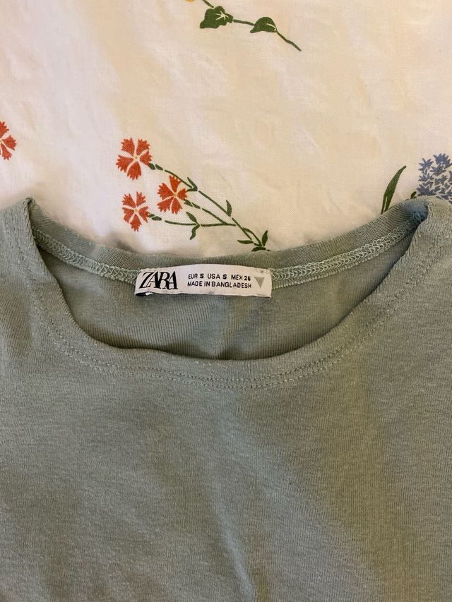 Lote 2 Camisetas Zara Talla S