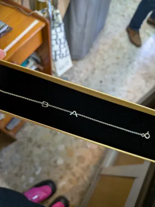 Pulsera Plata Iniciales Personalizadas