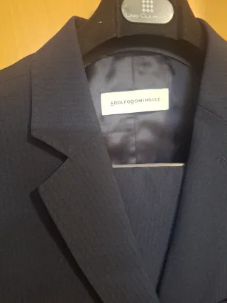 Traje chaqueta azul marino hombre Talla 56