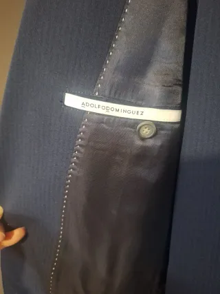 Traje chaqueta azul marino hombre Talla 56