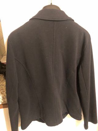 Giacchino donna nero con zip e strass