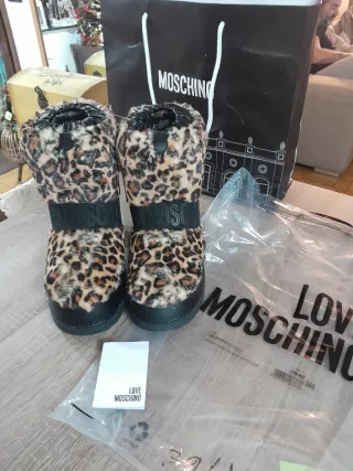Stivali Love Moschino leopardati n.39/40
