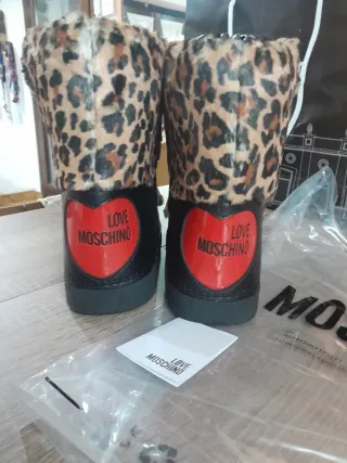Stivali Love Moschino leopardati n.39/40