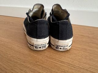 Converse plataforma negras