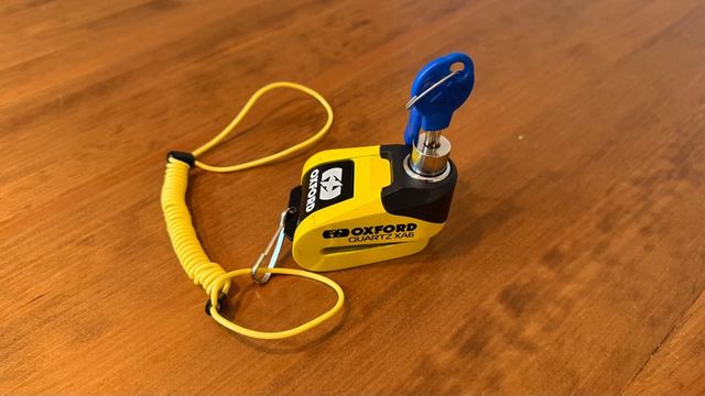 Candado moto Oxford con alarma