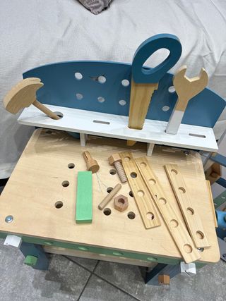 Banco da lavoro in legno per bambini