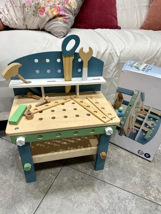 Banco da lavoro in legno per bambini