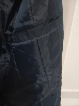 Chaqueta hombre gabardina azul marino