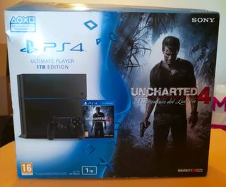 Consola Playstation 4 + Uncharted 4