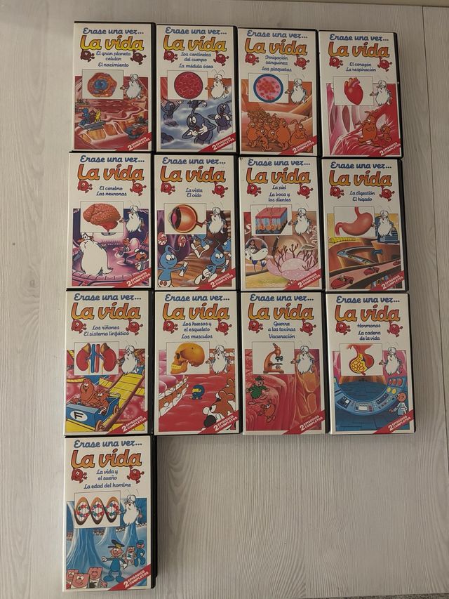 Colección VHS Érase una vez la vida