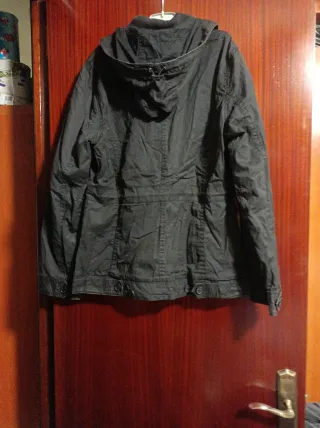 Chaquetón de invierno negro mujer