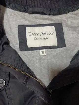 Chaquetón de invierno negro mujer