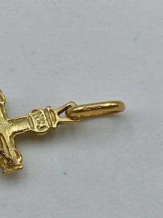 Colgante de Oro 18K, Cruz Caravaca, 2gr, 3cm
