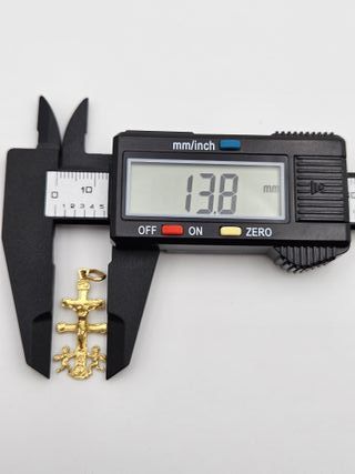 Colgante de Oro 18K, Cruz Caravaca, 2gr, 3cm